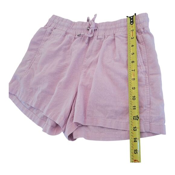 Gap Linen Shorts Winsome Orchid Pink Pull On Drawstring Pockets Relaxed size M - Picture 5 of 12